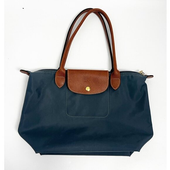 Longchamp Le Pliage Tote Bag Nylon Shoulder Purse Handbag Authentic - Picture 3 of 16